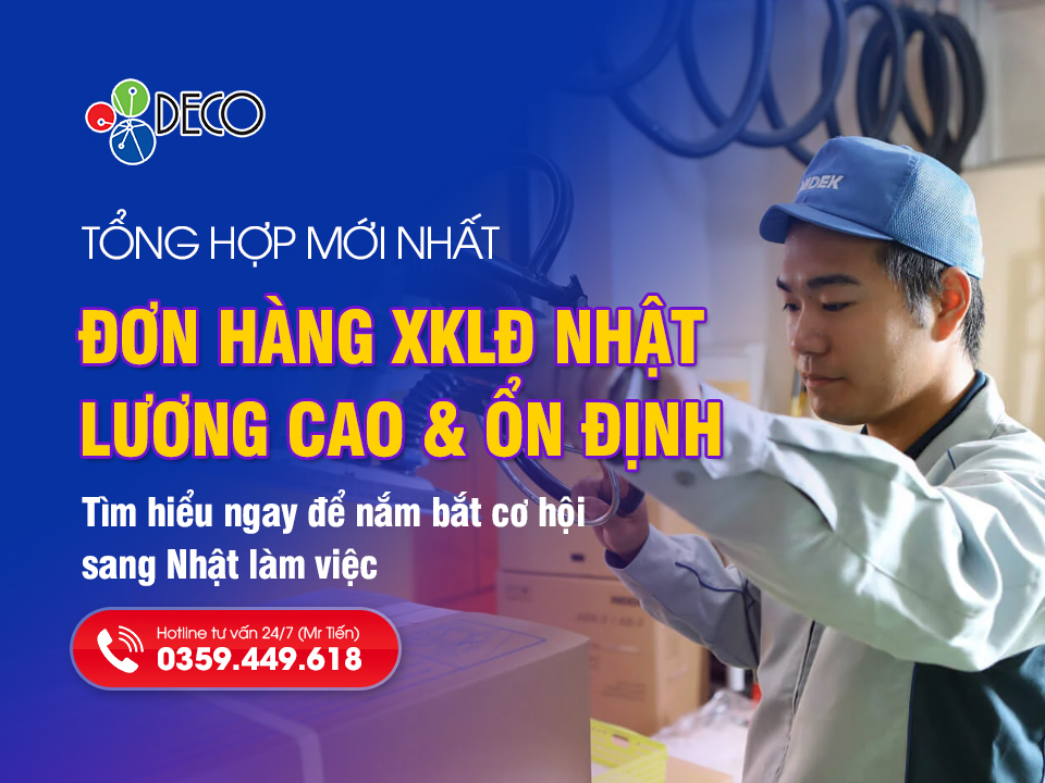 Những Đơn Hàng Đi Xuất Khẩu Nhật Bản Lương Cao Và Ổn Định Nhất Năm 2026