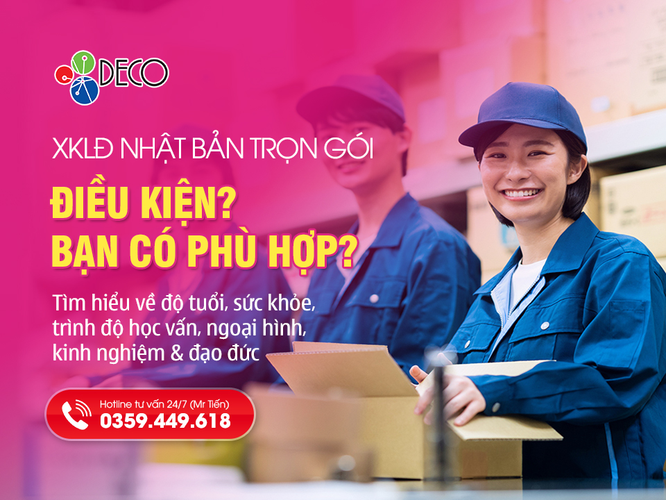 Điều kiện XKLĐ Nhật Bản 2026: Bạn có phù hợp?