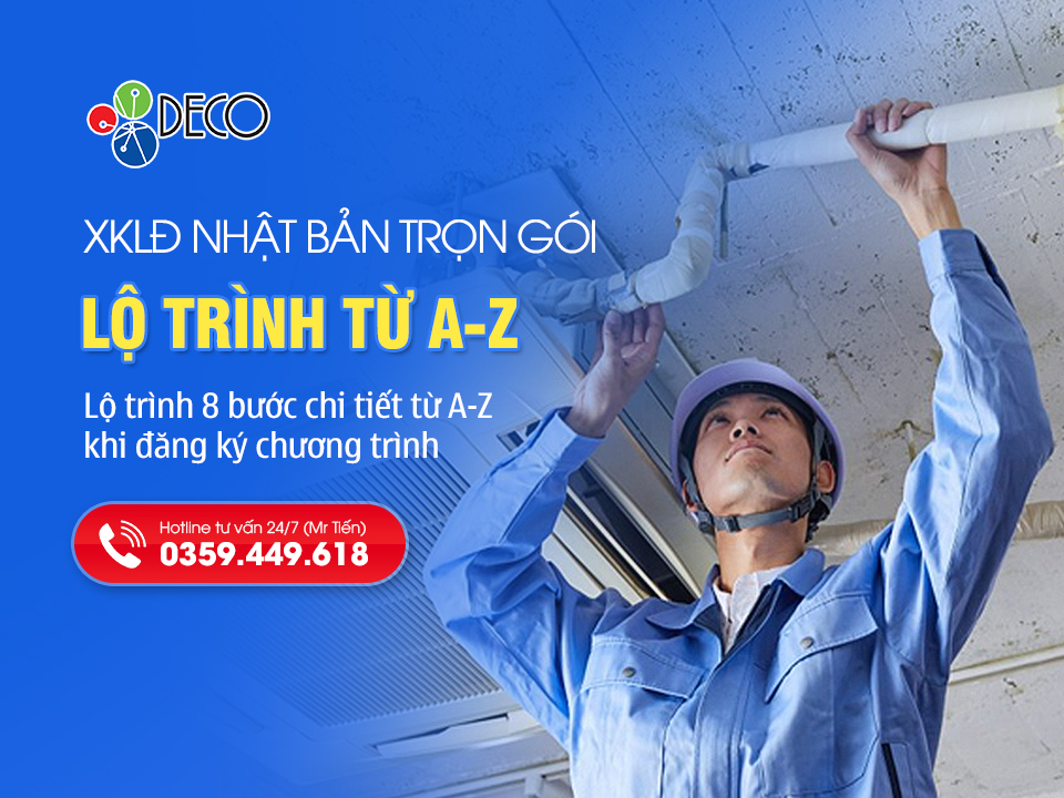 Lộ trình XKLĐ Nhật Bản 2026 từ A-Z tại DECO