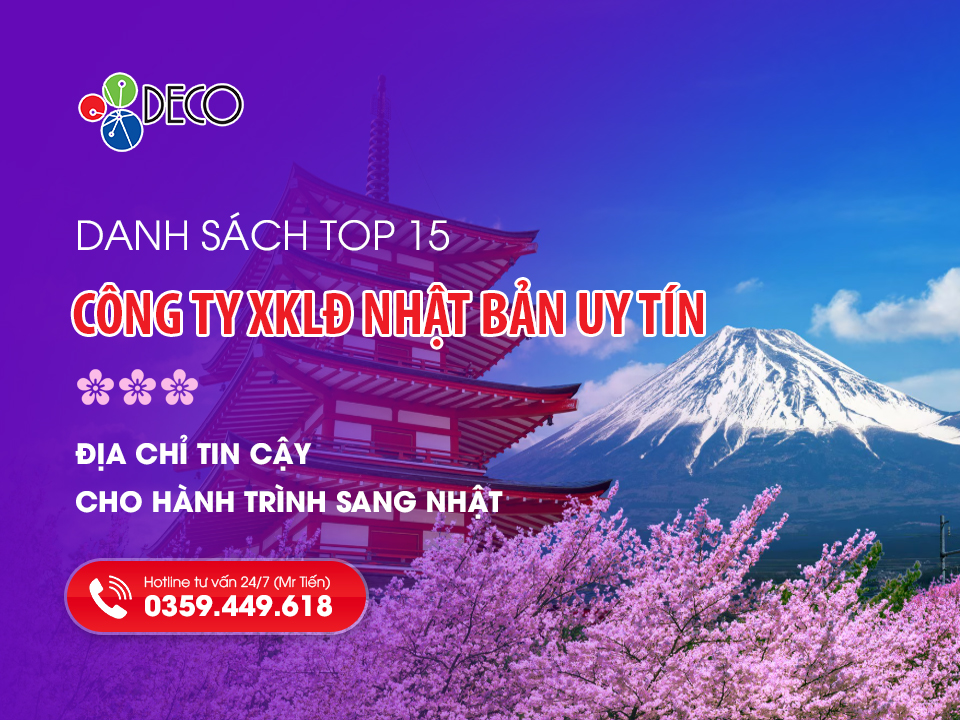 Công ty Xuất khẩu Lao động Nhật Bản Uy tín