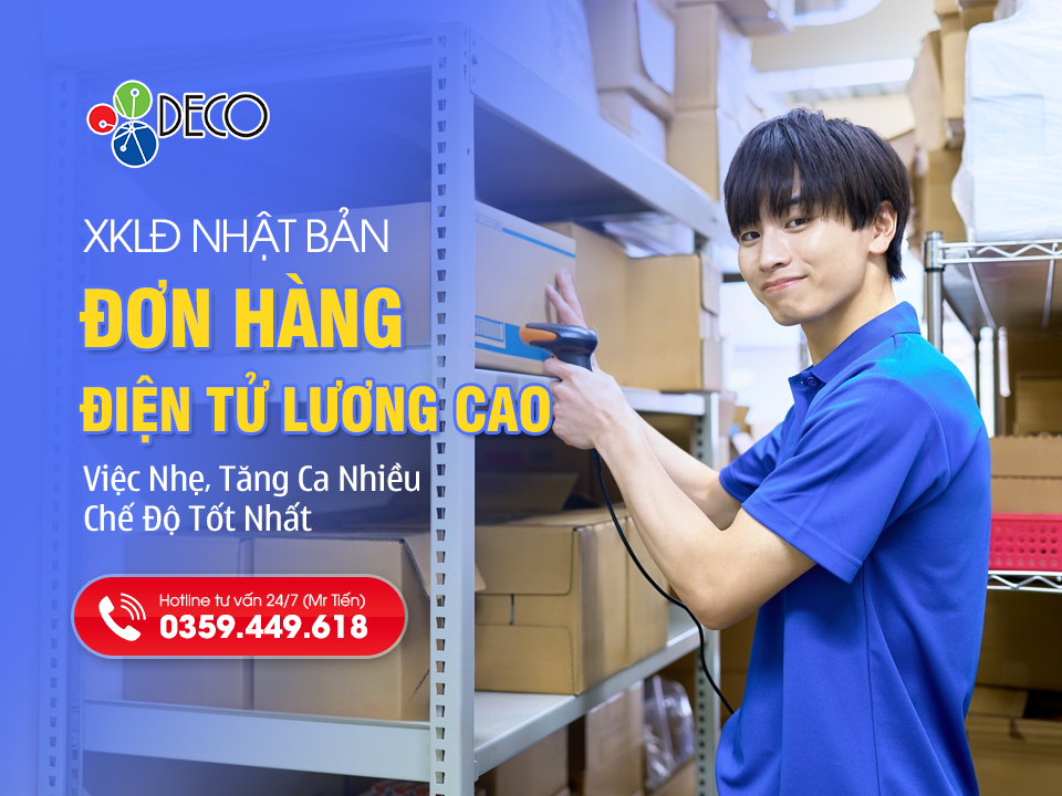 Đơn Hàng Điện Tử Nhật Bản Lương Cao: Việc Nhẹ, Tăng Ca Nhiều, Chế Độ Tốt Nhất
