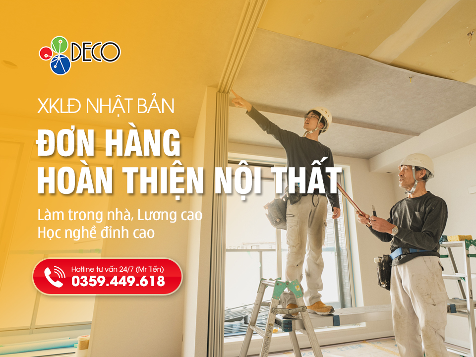 Đơn Hàng Nội Thất Nhật Bản 2026: Làm Trong Nhà, Lương Cao, Học Nghề Đỉnh