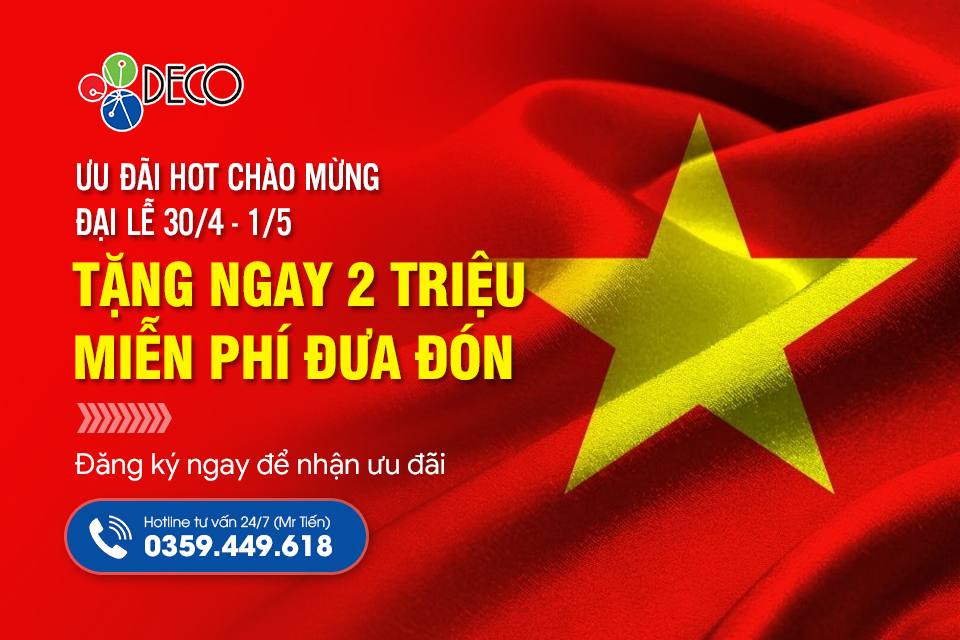 🎁 Ưu đãi chào mừng 30/4 - 1/5: Nhận ngay 2.000.000Đ khi đăng ký XKLĐ Nhật Bản 🌟