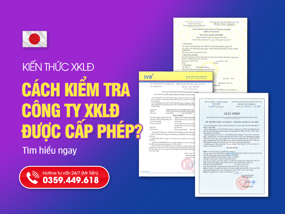 Cách kiểm tra công ty XKLĐ có được cấp phép hay không