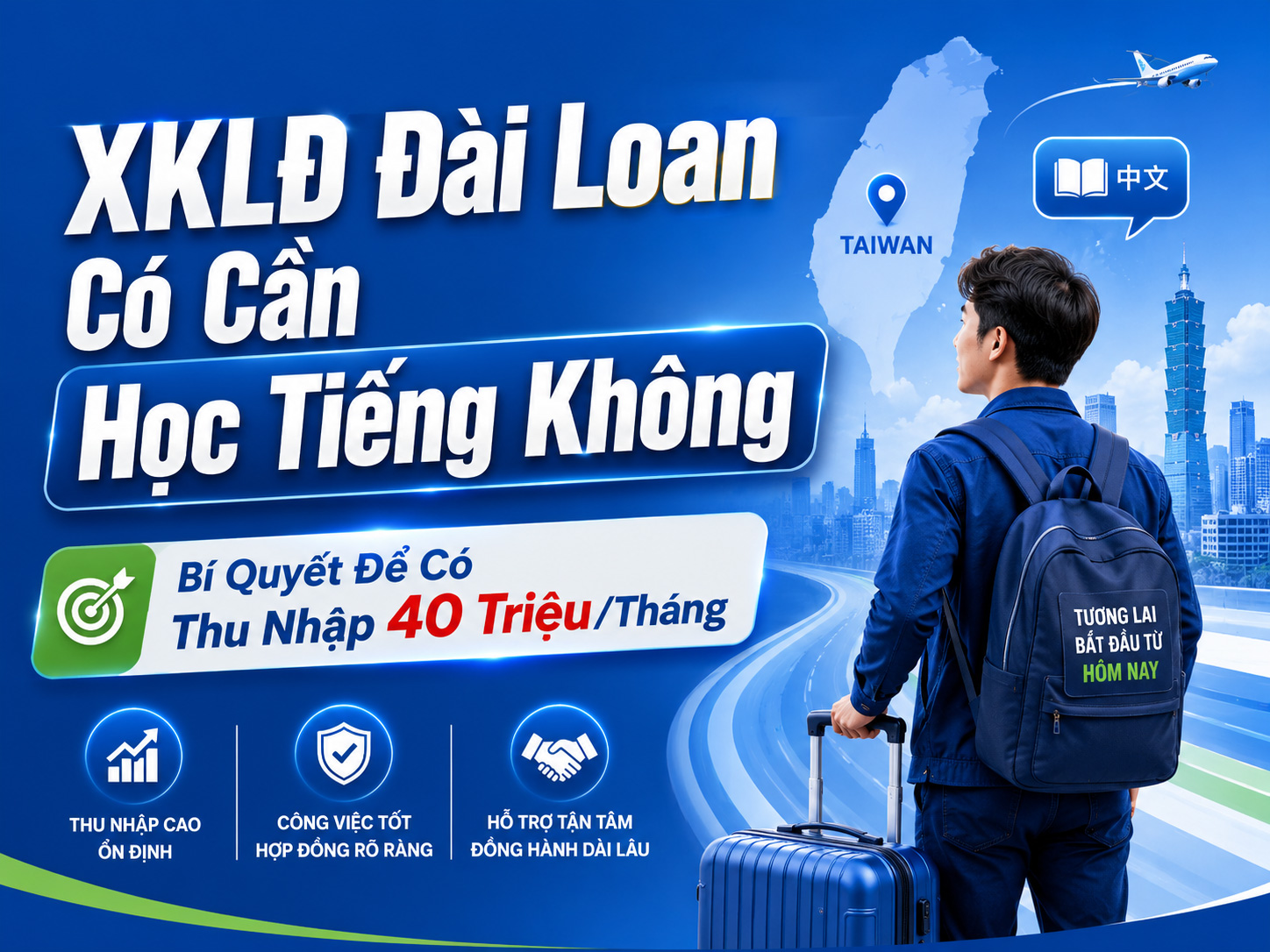 XKLĐ Đài Loan có cần học tiếng không