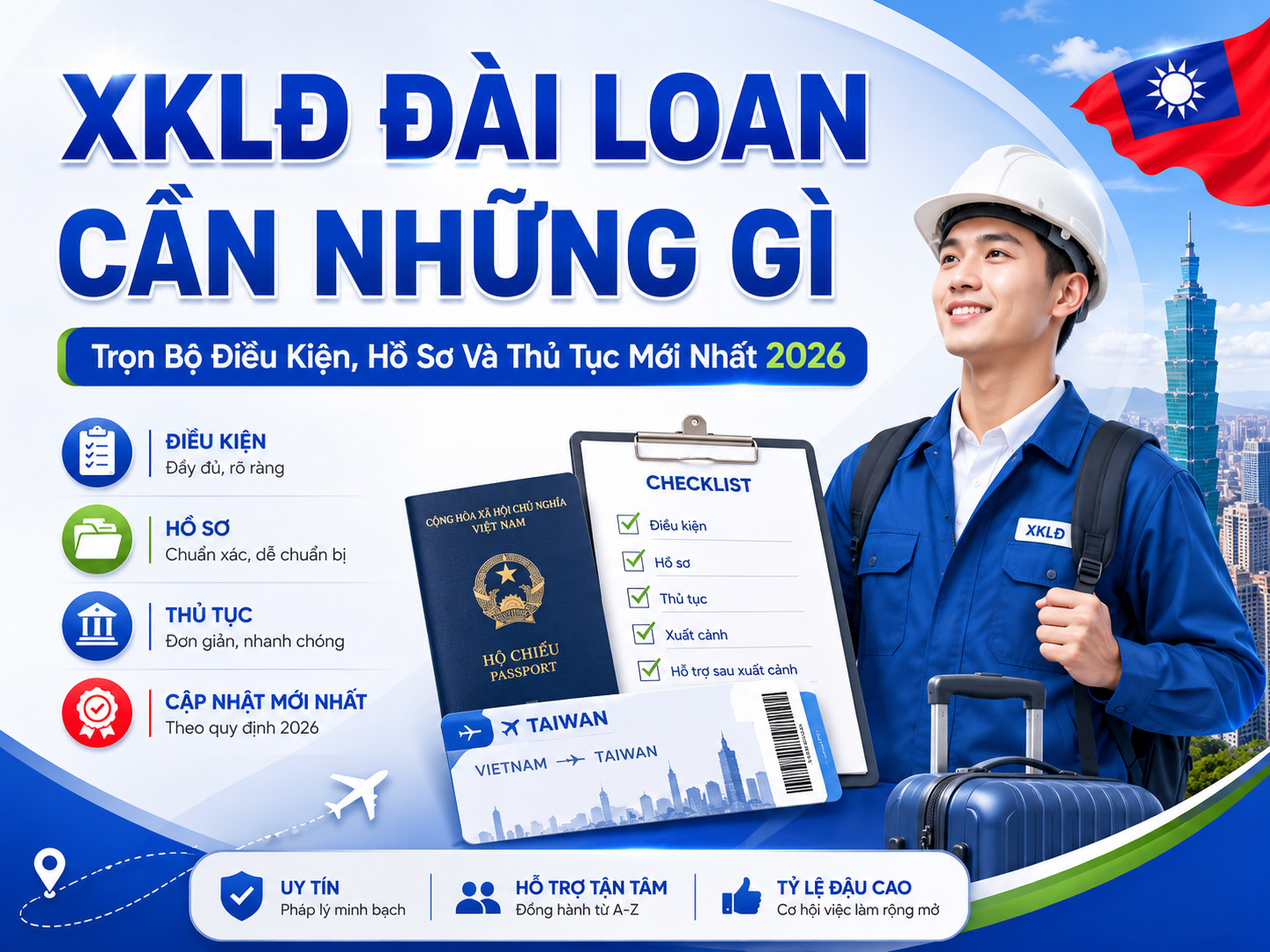 XKLĐ Đài Loan cần những gì