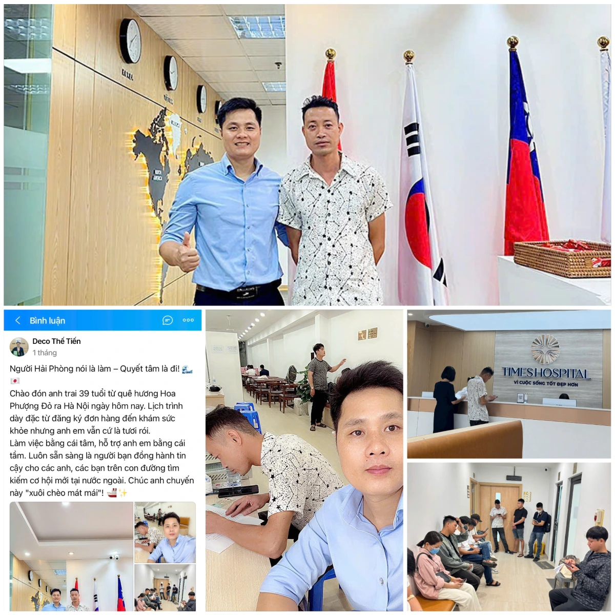 Hỗ trợ anh Quyết ở Hải Phòng đăng ký đơn hàng Nhật Bản