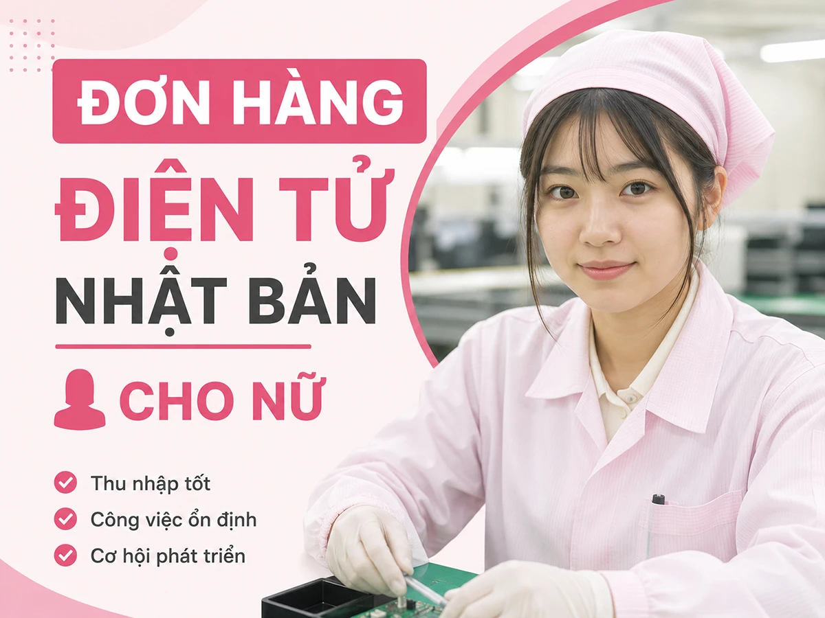 Đơn hàng điện tử Nhật Bản cho nữ