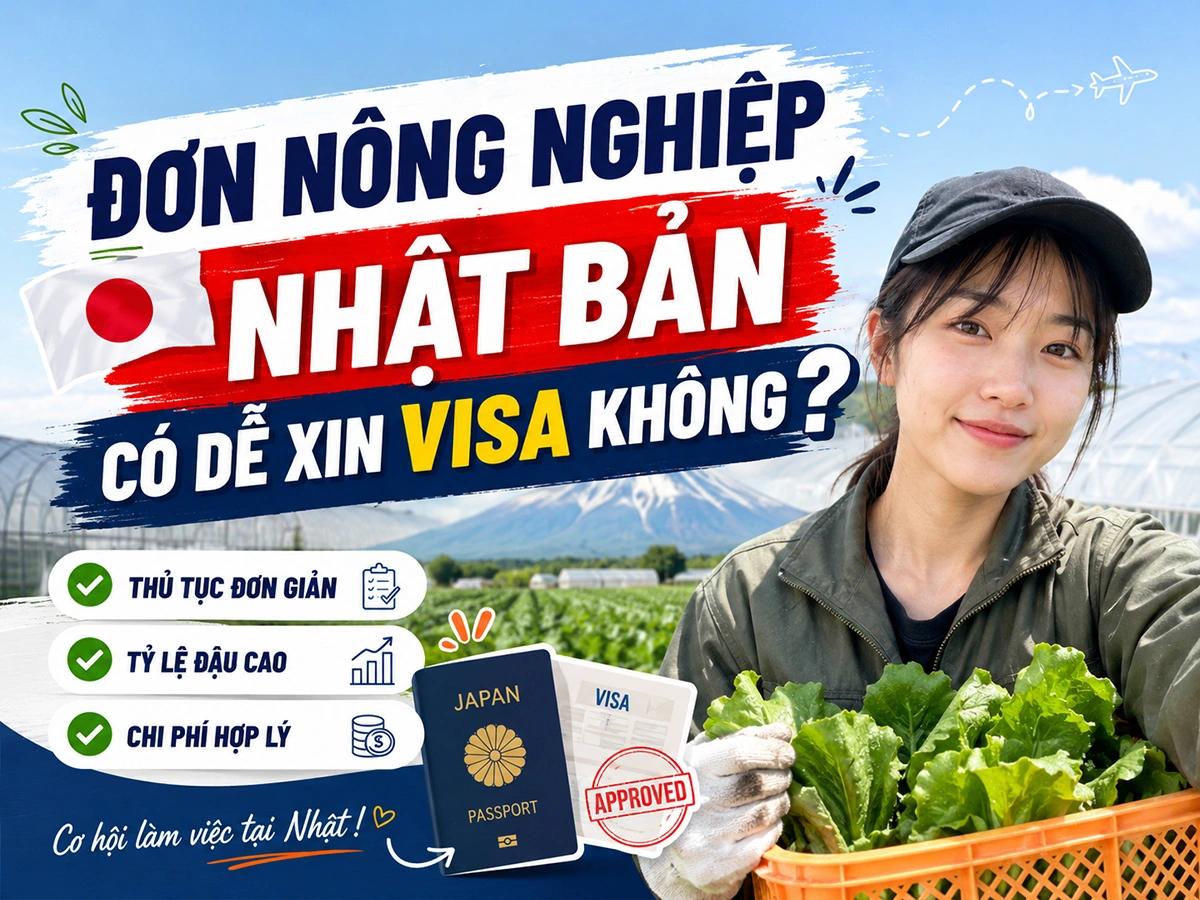 Đơn Nông Nghiệp Nhật Bản Có Dễ Xin Visa Không?
