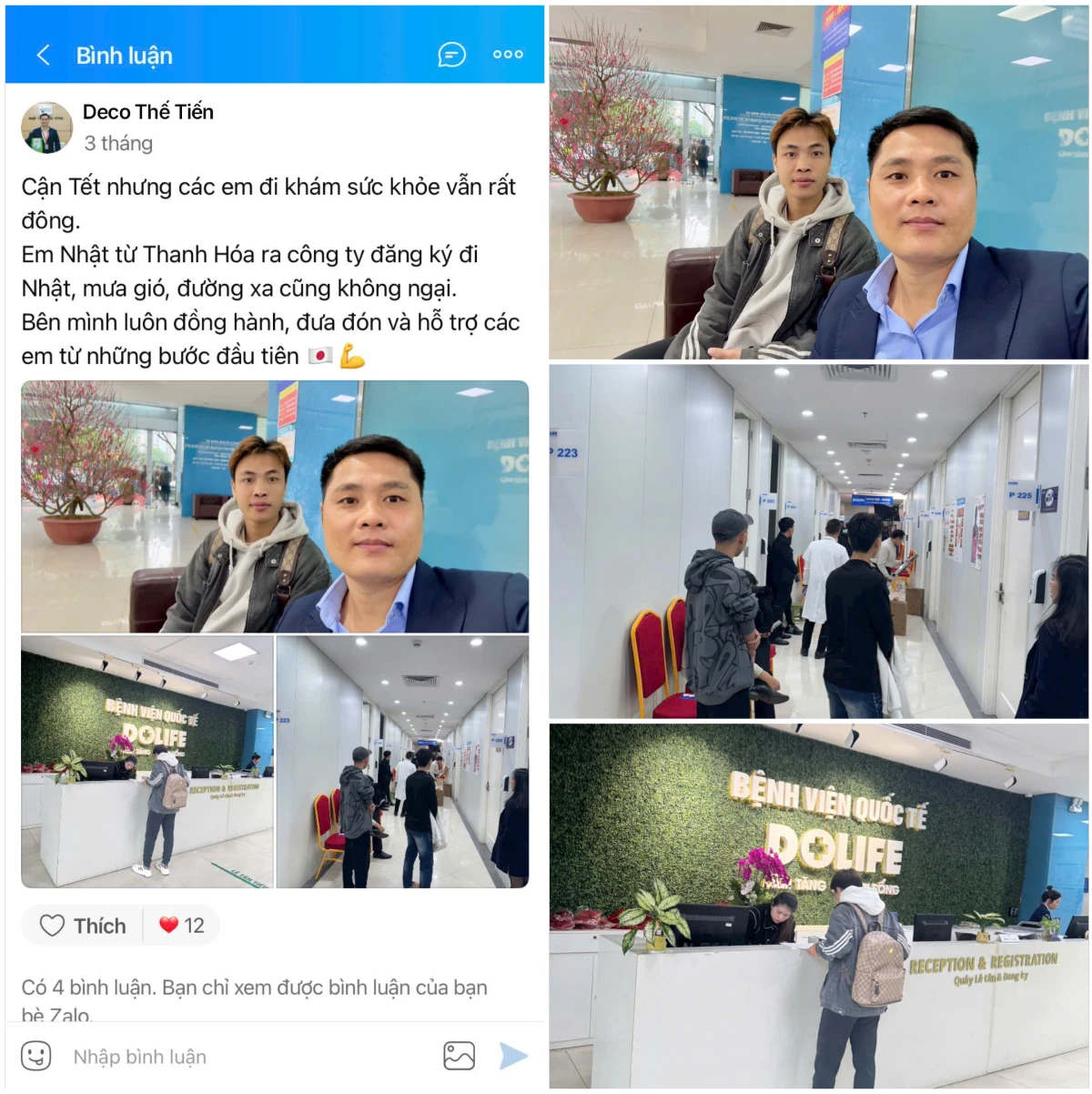 Hỗ trợ em Nhật từ Thanh Hóa ra đăng ký đơn hàng