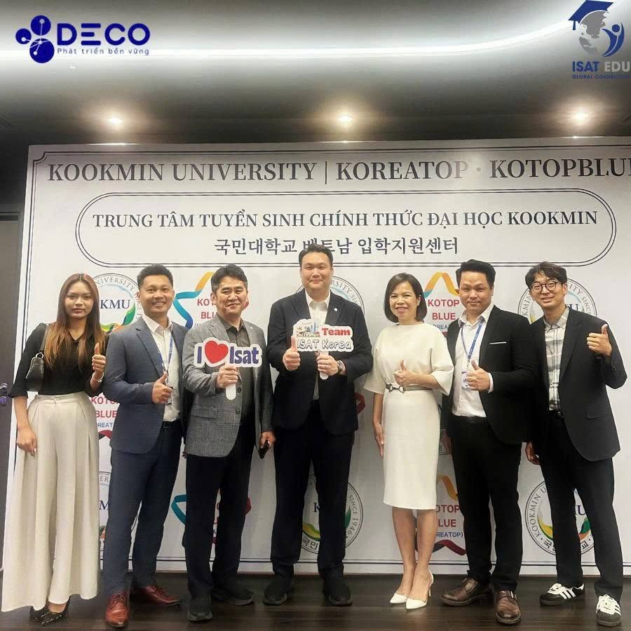 ISAT EDU chính thức trở thành đối tác tuyển sinh của Đại học Kookmin (Hàn Quốc)