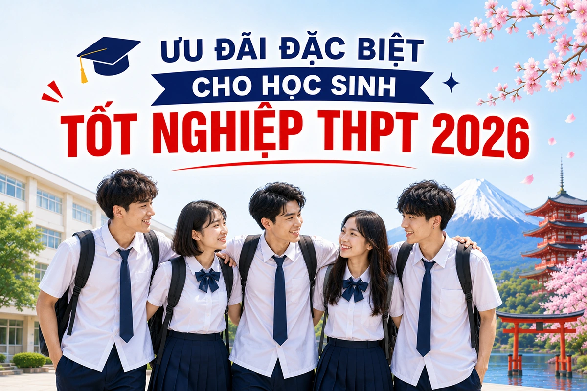 Ưu Đãi Đặc Biệt Cho Học Sinh Tốt Nghiệp THPT 2026