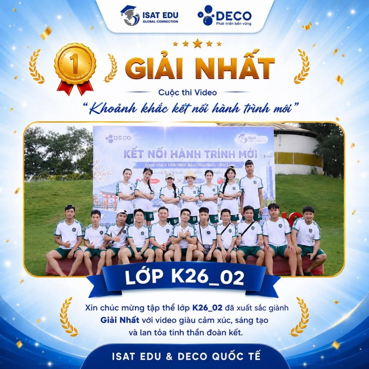 🏆 Kết quả cuộc thi video "Khoảnh khắc kết nối hành trình mới" 🎬
