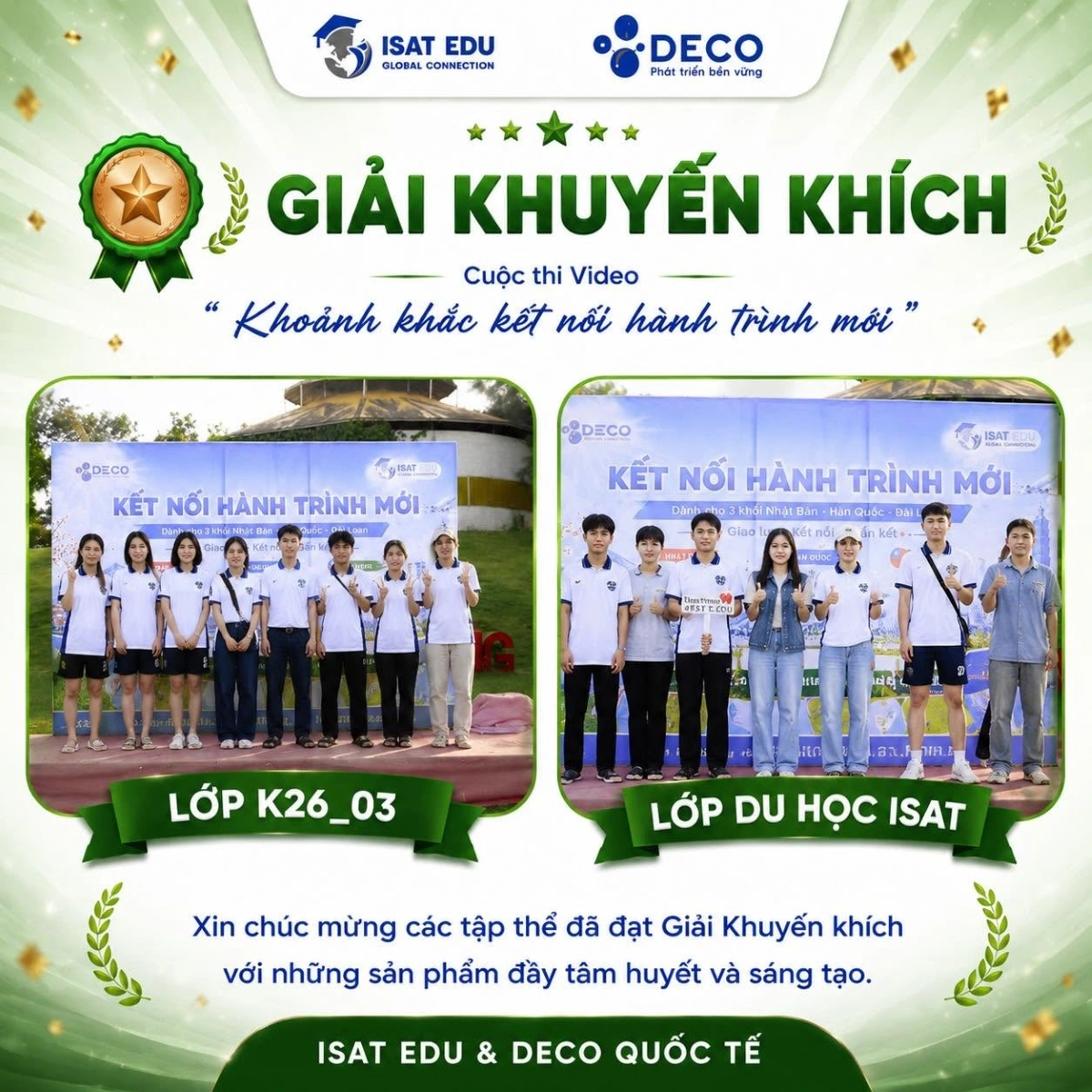 🏆 Kết quả cuộc thi video "Khoảnh khắc kết nối hành trình mới" 🎬