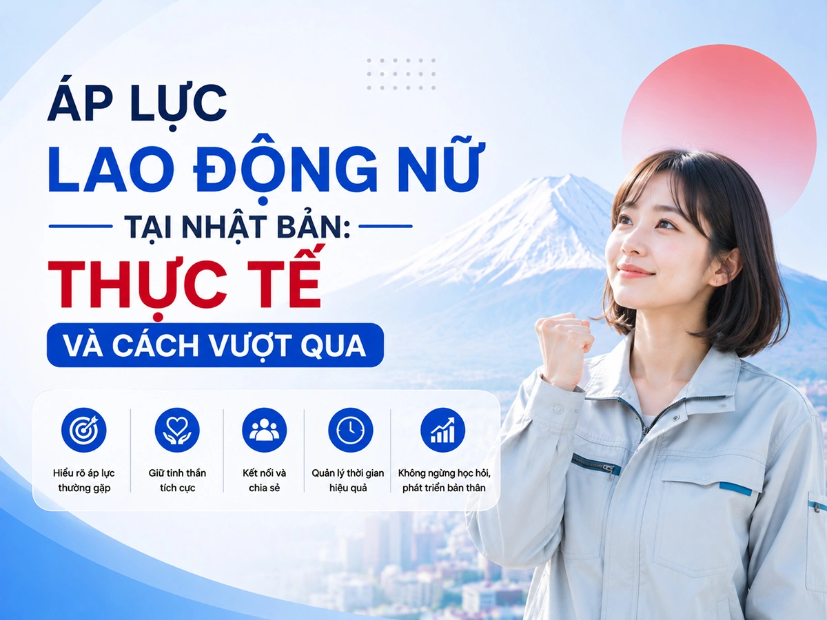 Những Áp Lực Mà Lao Động Nữ Thường Gặp Khi Làm Việc Tại Nhật Bản