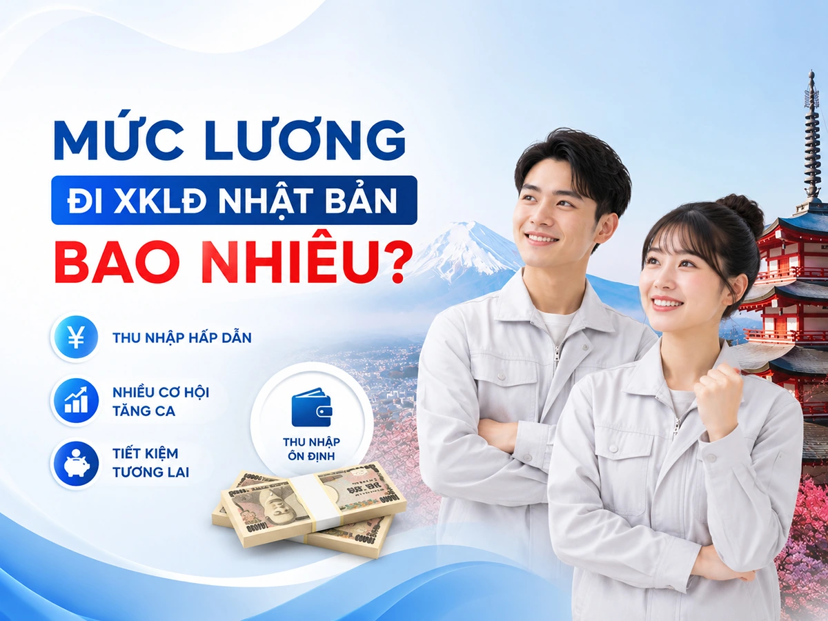 Mức lương đi XKLĐ Nhật Bản bao nhiêu?