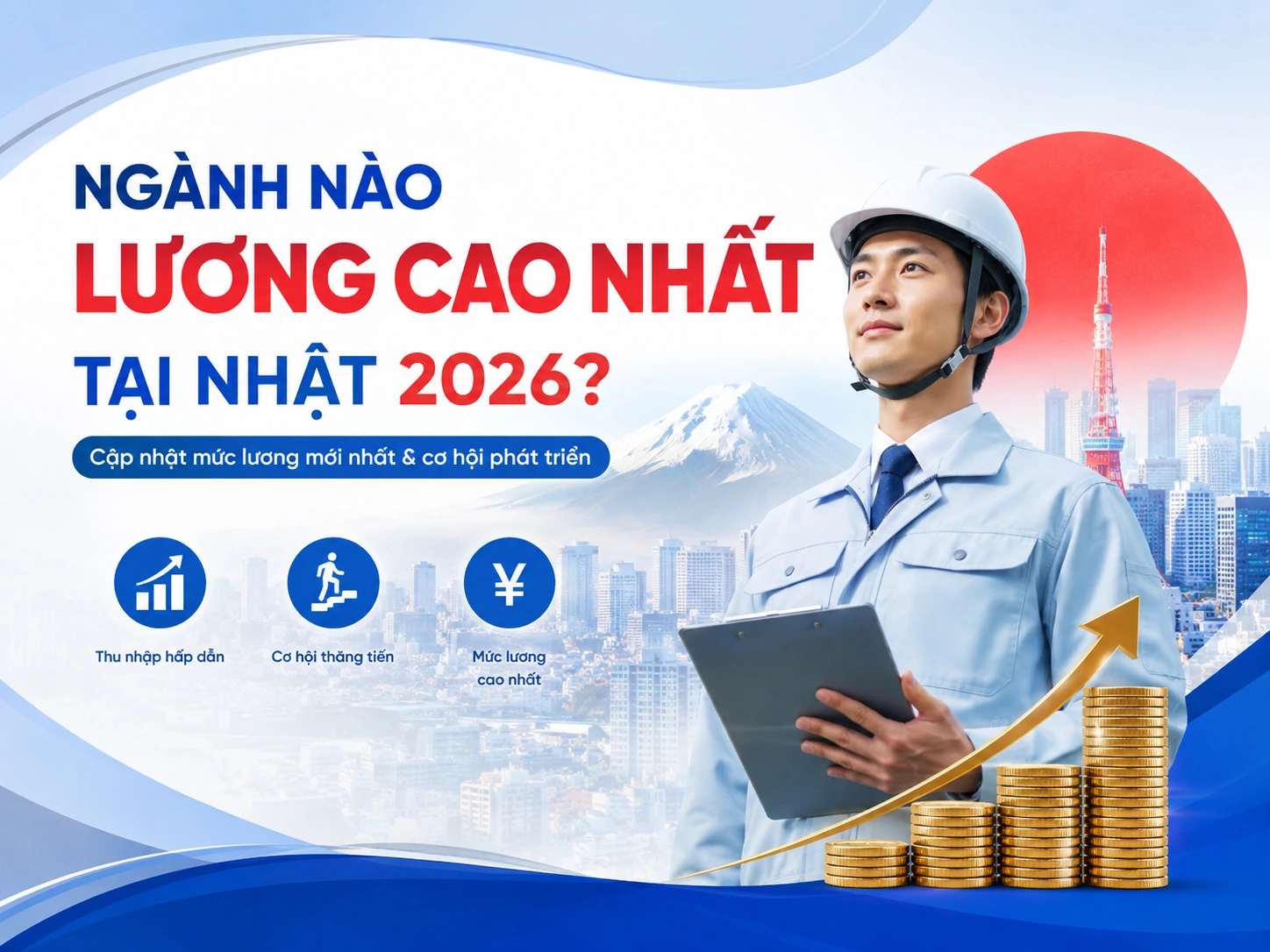Ngành nào lương cao nhất tại Nhật 2026?
