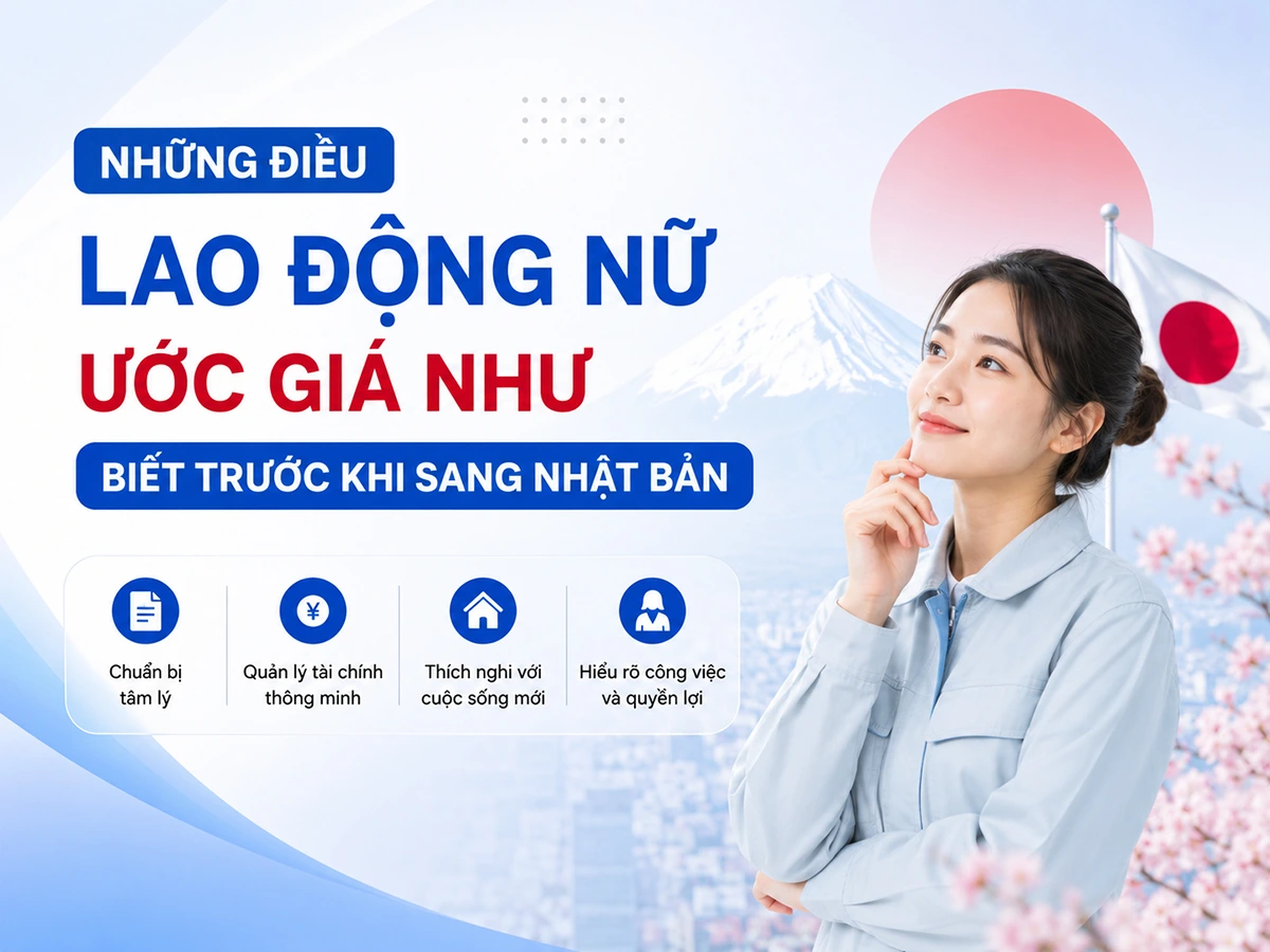 Những Điều Lao Động Nữ Ước Giá Như Biết Trước Khi Sang Nhật Bản
