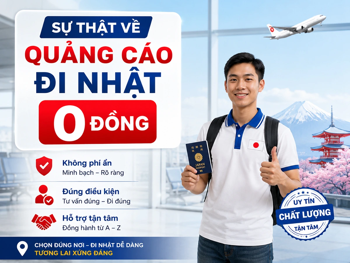 Sự thật đi Nhật 0 đồng?