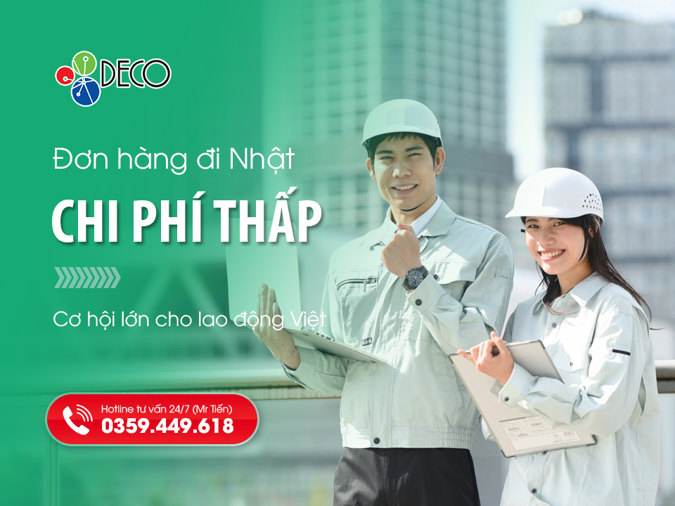 Đơn hàng đi Nhật chi phí thấp – Cơ hội lớn cho lao động Việt