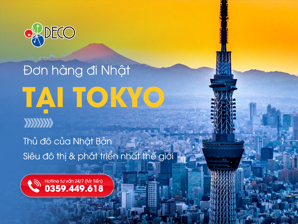 Đơn hàng đi Nhật tại Tokyo – Việc làm, chi phí và cơ hội