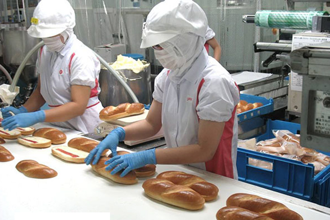 Tuyển 6 Nữ sản xuất bánh mì làm việc tại Cao Hùng (Đài Loan)