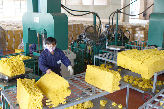 Tuyển 8 Nam sản xuất cao su làm việc tại Đài Trung (Đài Loan)