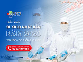 Điều kiện đi Nhật làm việc năm 2026: Trình độ, độ tuổi, sức khỏe