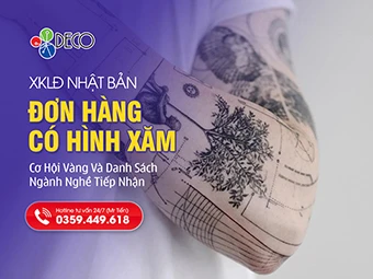 Đơn Hàng Đi Nhật Có Hình Xăm: Cơ Hội Vàng Và Danh Sách Ngành Nghề Tiếp Nhận
