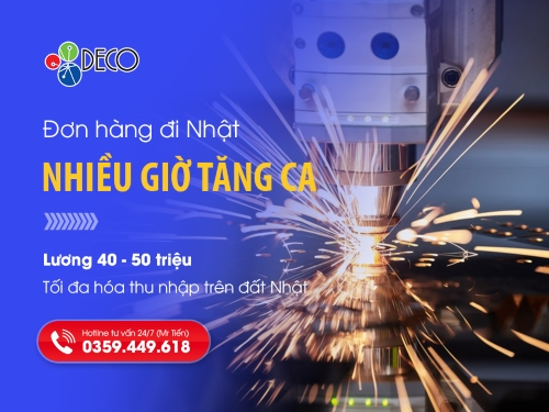 Đơn hàng đi Nhật có nhiều giờ tăng ca: Lương 40-50 triệu