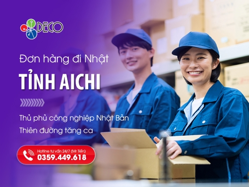Đơn hàng đi Nhật tại Aichi – Thủ phủ công nghiệp Nhật Bản