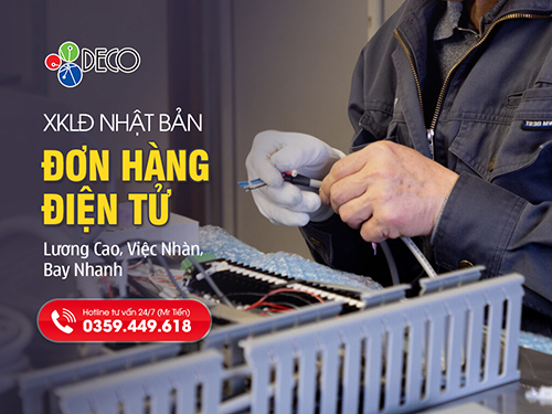 TOP Đơn Hàng Linh Kiện Điện Tử Nhật Bản 2026: Lương Cao, Việc Nhàn, Bay Nhanh