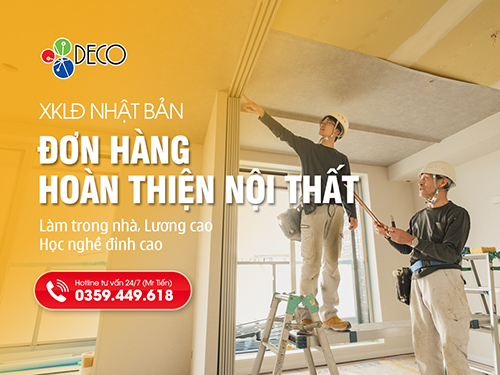 Đơn Hàng Nội Thất Nhật Bản 2026: Làm Trong Nhà, Lương Cao, Học Nghề Đỉnh