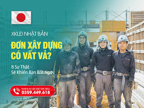 Sự Thật Đơn Hàng Xây Dựng Nhật Bản Có Vất Vả Không? Lương Cao, An Toàn Tuyệt Đối 2026
