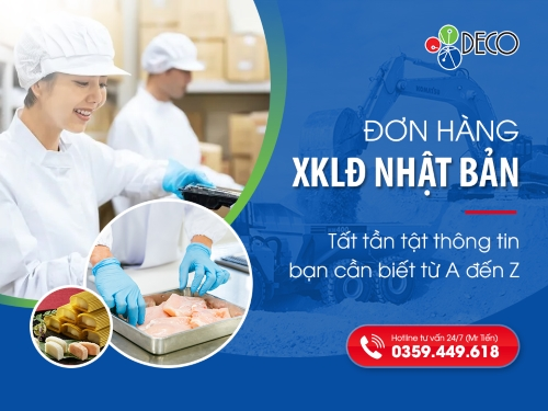 Đơn hàng Xuất khẩu lao động Nhật Bản – Tất tần tật thông tin bạn cần biết từ A đến Z