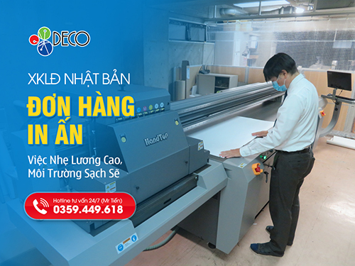 Đơn In Ấn Nhật Bản 2026: Việc Nhẹ Lương Cao, Môi Trường Sạch Sẽ