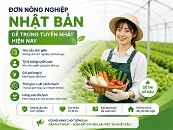 Đơn Nông Nghiệp Nhật Bản Dễ Trúng Tuyển Nhất Hiện Nay: Cơ Hội Vàng Cho Lao Động Việt