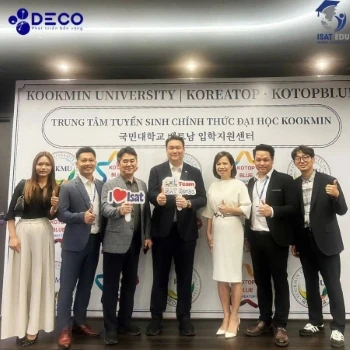 ISAT EDU chính thức trở thành đối tác tuyển sinh của Đại học Kookmin (Hàn Quốc)