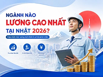 Ngành Nào Lương Cao Nhất Tại Nhật 2026? Top 5 Đơn Hàng Hot Có Cơ Hội Định Cư Khủng