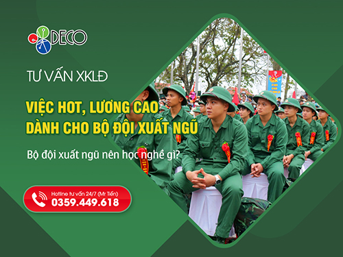 Ngành nghề XKLĐ phù hợp với bộ đội xuất ngũ 2026 – Cơ hội việc làm ổn định, thu nhập cao