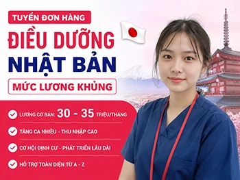 Tuyển Đơn Hàng Điều Dưỡng Nhật Bản Mức Lương Khủng: Cơ Hội Vàng Nhận Đãi Ngộ Cao