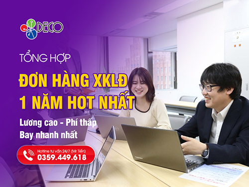 Tổng Hợp Đơn Hàng 1 Năm Đi Nhật Lương Cao, Phí Thấp Và Bay Nhanh Nhất