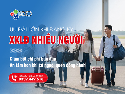 Ưu đãi lớn khi đăng ký nhiều người