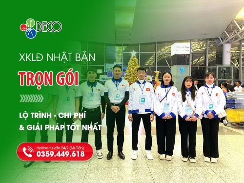 XKLĐ Nhật Bản Trọn Gói 2026: Lộ Trình và Chi Phí Minh Bạch từ A-Z tại DECO