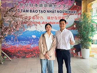Hỗ trợ em Hương ở Hòa Bình đăng ký nhập học đơn hàng linh kiện Shizuoka
