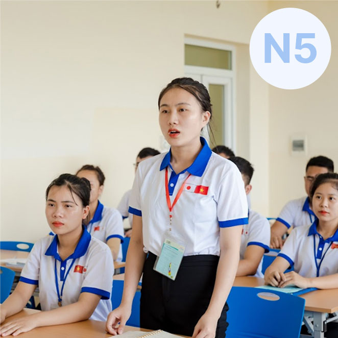 Đào tạo trình độ tiếng Nhật N5